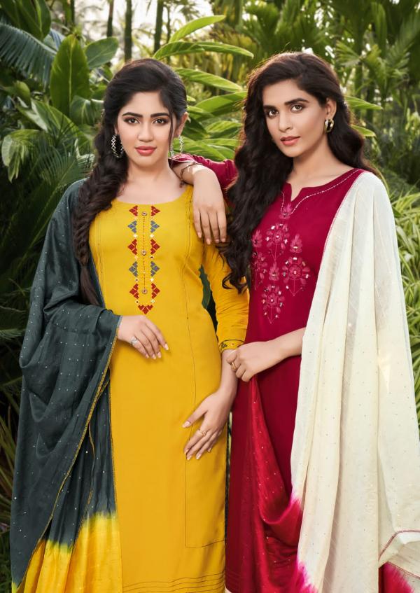 Karissa Radhika 3 Designer Rayon Readymade Salwar